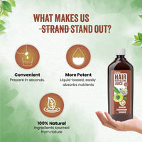 Dabur Hair Revitalizing Juice - 1L | Hair Care Juice for Hair Growth & Hair Fall Control | Enriched with 5+ Powerful Ingredients | No Artificial Colors, Flavours & Sugars