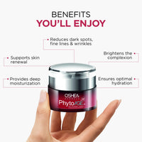 Oshea Herbals PhytoAge Age Reversal Anti Wrinkle Face Cream For All Skin Types | Improves Skin Tone, Age Spots & Under Eye Dark Circles | Free from Paraben & Artificial Color - 50 g… (Pack of 2)