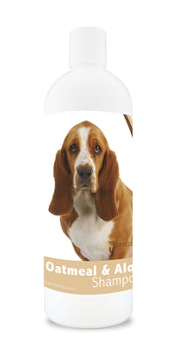 Healthy Breeds Basset Hound Oatmeal Shampoo with Aloe 16 oz Oatmeal 16 oz