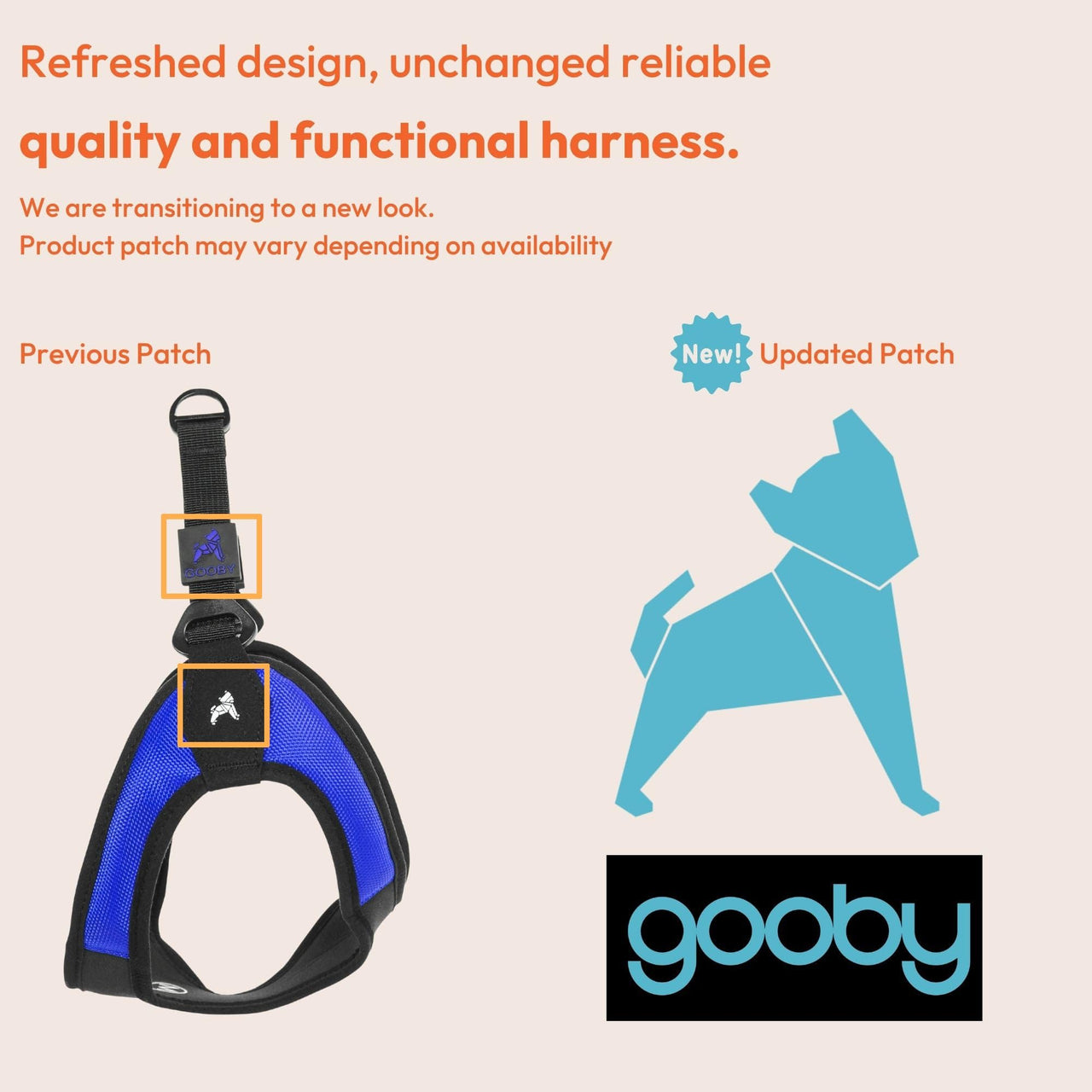 Gooby Escape Free Easy Fit Harness - Orange, Large - No Pull Step-in Patented Small Dog Harness with Quick Release Buckle - Perfect On The Go No Pull Harness for Small Dogs or Medium Dog Harness Large chest (20.25~24.75")