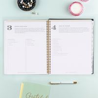 Blue Sky Day Designer 2024 Weekly and Monthly Planner, 8.5