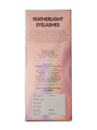 Recode RE01 Featherlight Faux Mink Eyelashes-Transparent Band,Pack of 10