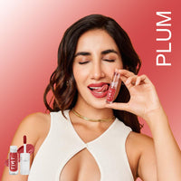 Tint Cosmetics 2.5ml Matte Finish Plum Liquid Lip Stain, Waterproof, Transfer Proof, Non-Sticky, Non Drying, Light Weight, Long Lasting & Hydrating For Girls & Women