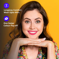 Blue Heaven Get Matte Lipstick | Soft Matte Finish and Lightweight Formula | Intense Pigment | Long-Lasting Lipsticks For Women | 301 | 4GM