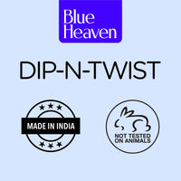 Blue Heaven Dip & Twist Nail Polish Remover, Infused with Vitamin E and Almond Oil, Acetone Free, Gentle Nail paint Remover, 40ml