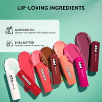 SUGAR POP Nourishing Lip Balm with SPF | Shea-Butter & Avocado Oil Infused | Moisturizing & Hydrating | Intense Care | 4.5 gm - 07 Plum