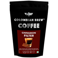 Colombian Brew Cinnamon Filter Coffee Powder, Arabica Roast & Ground, 250g & Colombian Brew Mint Filter Coffee Powder, Arabica Roast & Ground, 250g