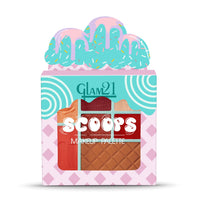 Glam21 Scoop Makeup Palette | Face Palette With Eyeshadow, Blusher, Contour and Highlighter | Mix of Mattes & Shimmers |Highly Pigmented | Travel-Friendly | All-in-One Kit | Caramel Crush|15gm