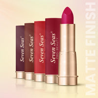 Seven Seas Stay Classy Matte Lipstick Full Coverage Long Lasting Lipstick | Smooth Application | Transferproof & Smudge Proof | Highly Pigemented Lipstick for Women (Kenyan Copper)