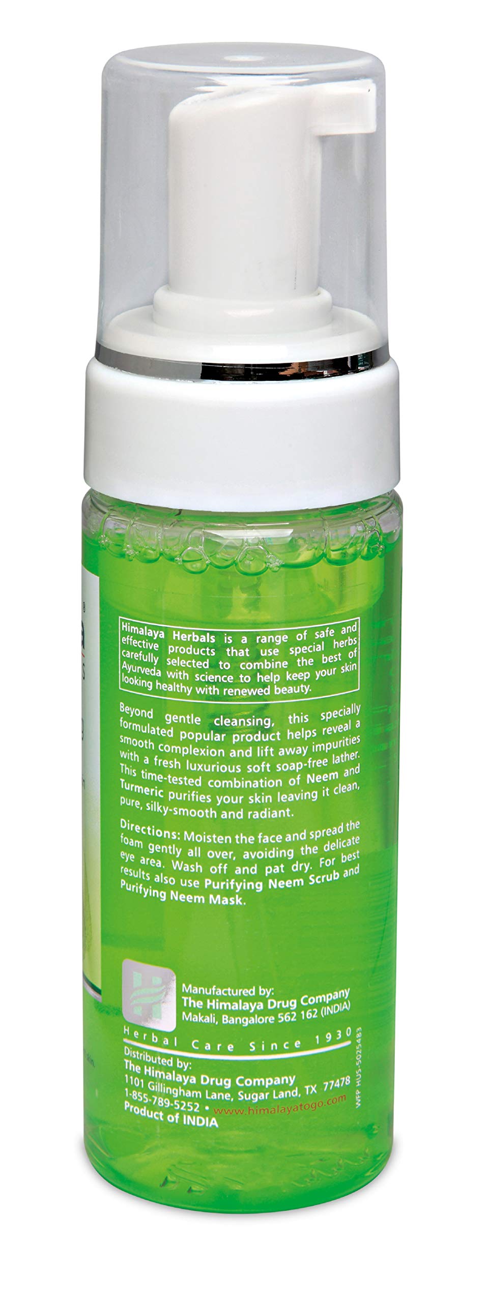 Himalaya Herbals Purifying Neem Foaming Face Wash, 150ml & Oil Clear Lemon Face Wash, 150ml Combo