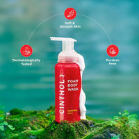 Cinthol Original & Lime Foam Body Wash (200ml Pack of 2) | Unique Foam Formula for Moisturized & Irresistibly Soft Skin | Suitable for All Skin Types