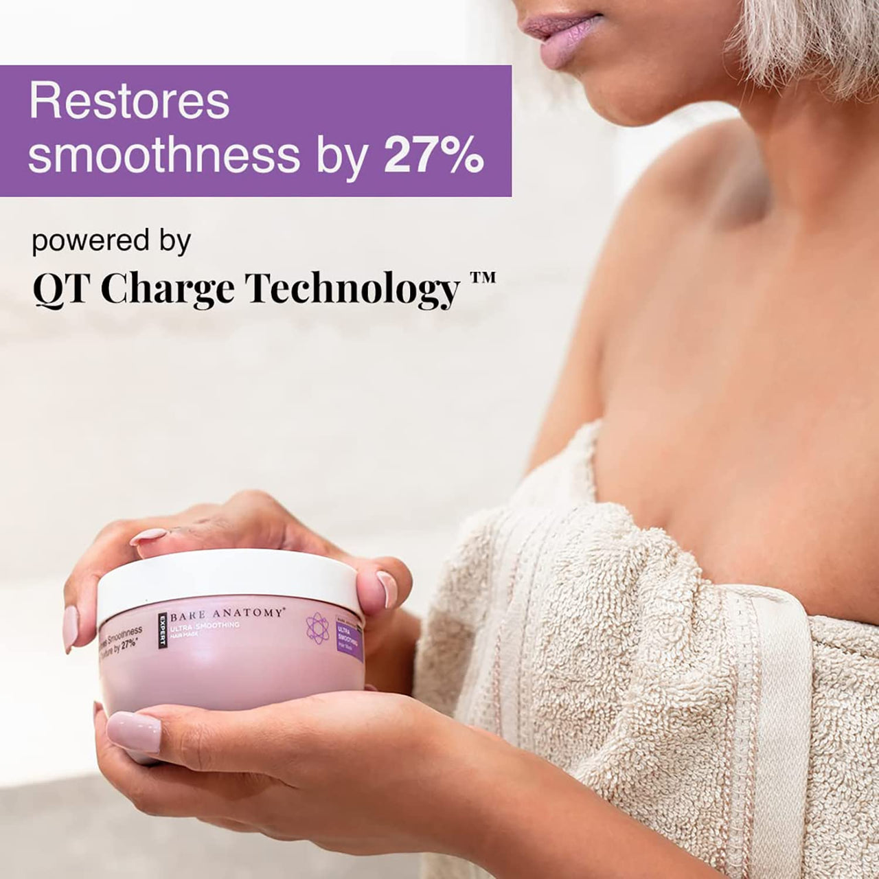 Bare Anatomy Ultra Smoothing Shampoo for Dry and Frizzy Hair | For Men & Women -250ml and Bare Anatomy Ultra Smoothing Hair Mask For Dry & Frizzy Hair For Women & Men | 250ml
