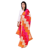 Traditions Bazaar Women's  Embroidered Chiffon Dupatta