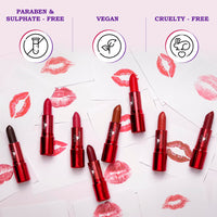 Clumsy Cat Glamorous Geet Matte Lipstick – Wine Shade | Long Lasting, Waterproof, Smudge-Proof & Non-Sticky | Burgundy Wine Lipstick for Women & Dusky Skin | Bold Daily Use Lip Color for Office, Party & College