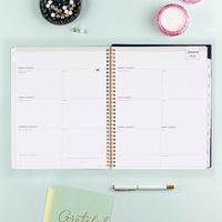 Blue Sky Day Designer 2024 Weekly and Monthly Planner, 8.5