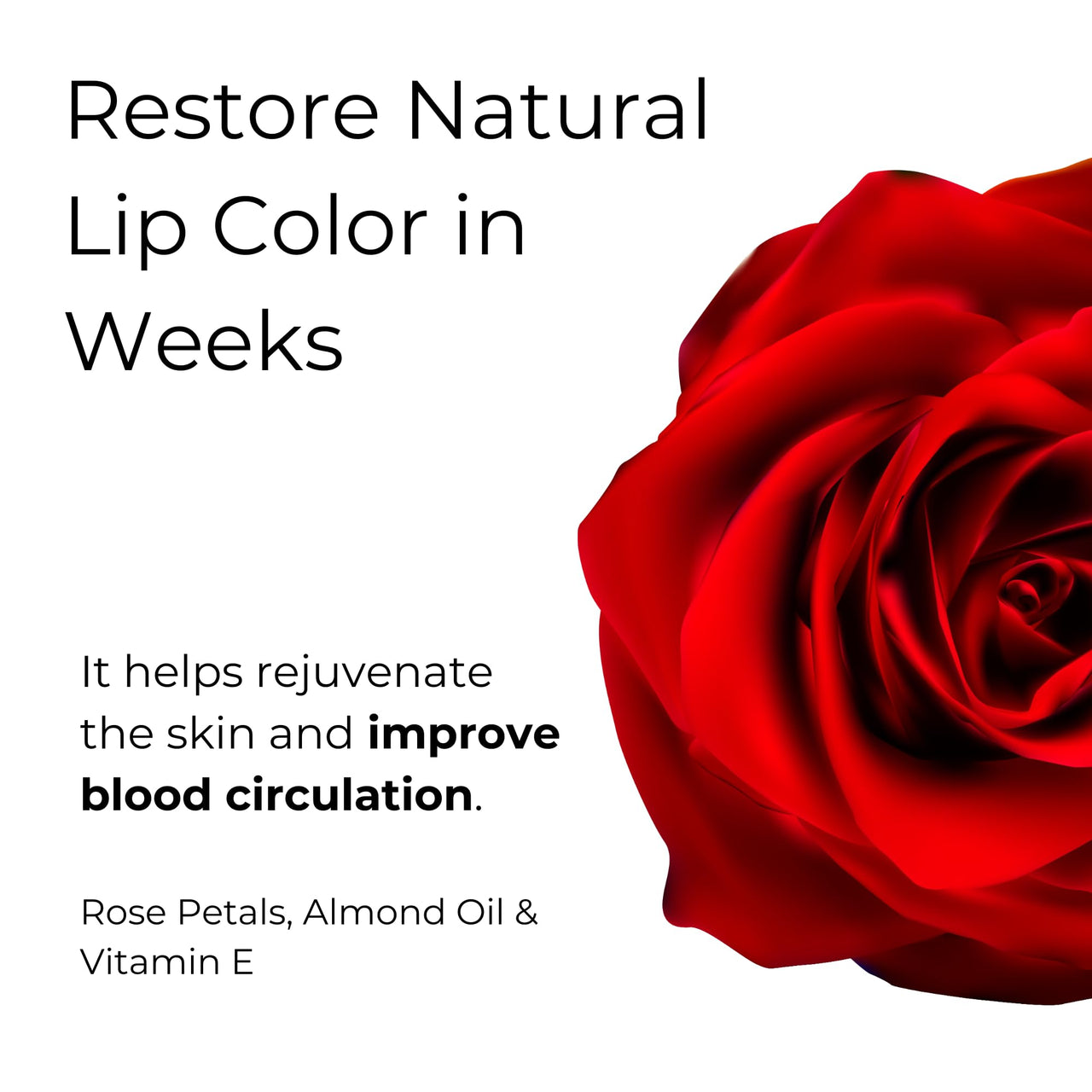 Noor Skincare Rose Lip Scrub for Dark Lips, Bright and Smoky Removal, Exfoliator for Women/Men (15g)