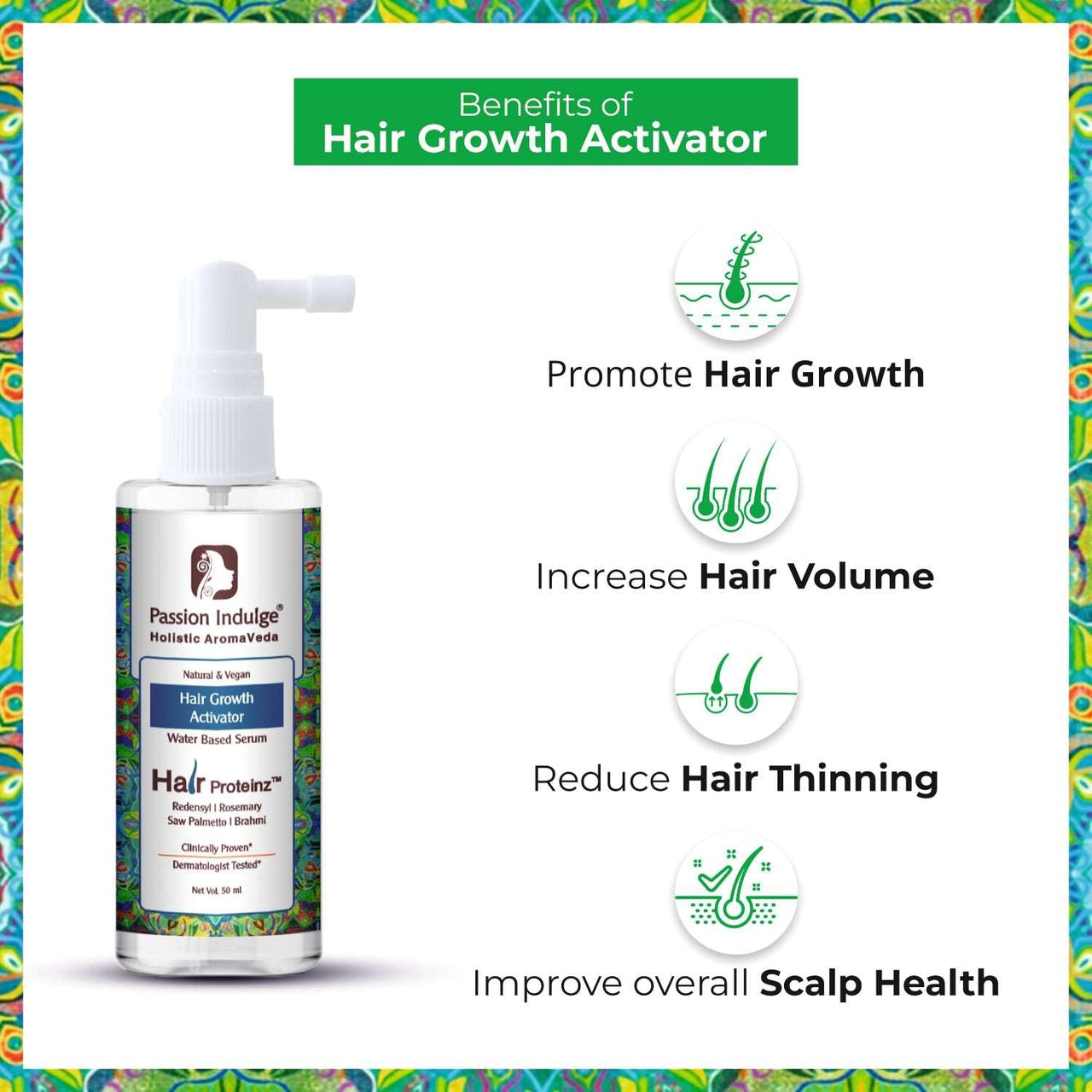 Passion Indulge's Rosemary Hair Growth Kit by Passion Indulge - Rosemary Hair Growth Hair Oil, Serum & Anti Hair Fall Conditioning Shampoo