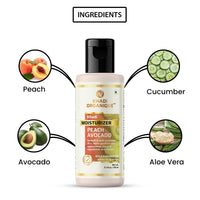 Khadi Organique Peach Avacado Moisturizer for dry skin - Pack of 4