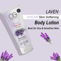 OG BEAUTY Laven Dream Body Lotion | 48 Hr Daily Moisturization With Lavender Extract | For Nourished Softer & Smoother Skin | Suitable For All Skin Types | 250 Ml
