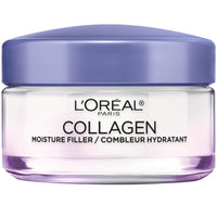 L'OREAL PARIS Collagen Face Moisturizer, Skin Care, Day And Night Cream, Anti-Aging Face Cream To Smooth Wrinkles, Non-Greasy 1. 7 Oz.