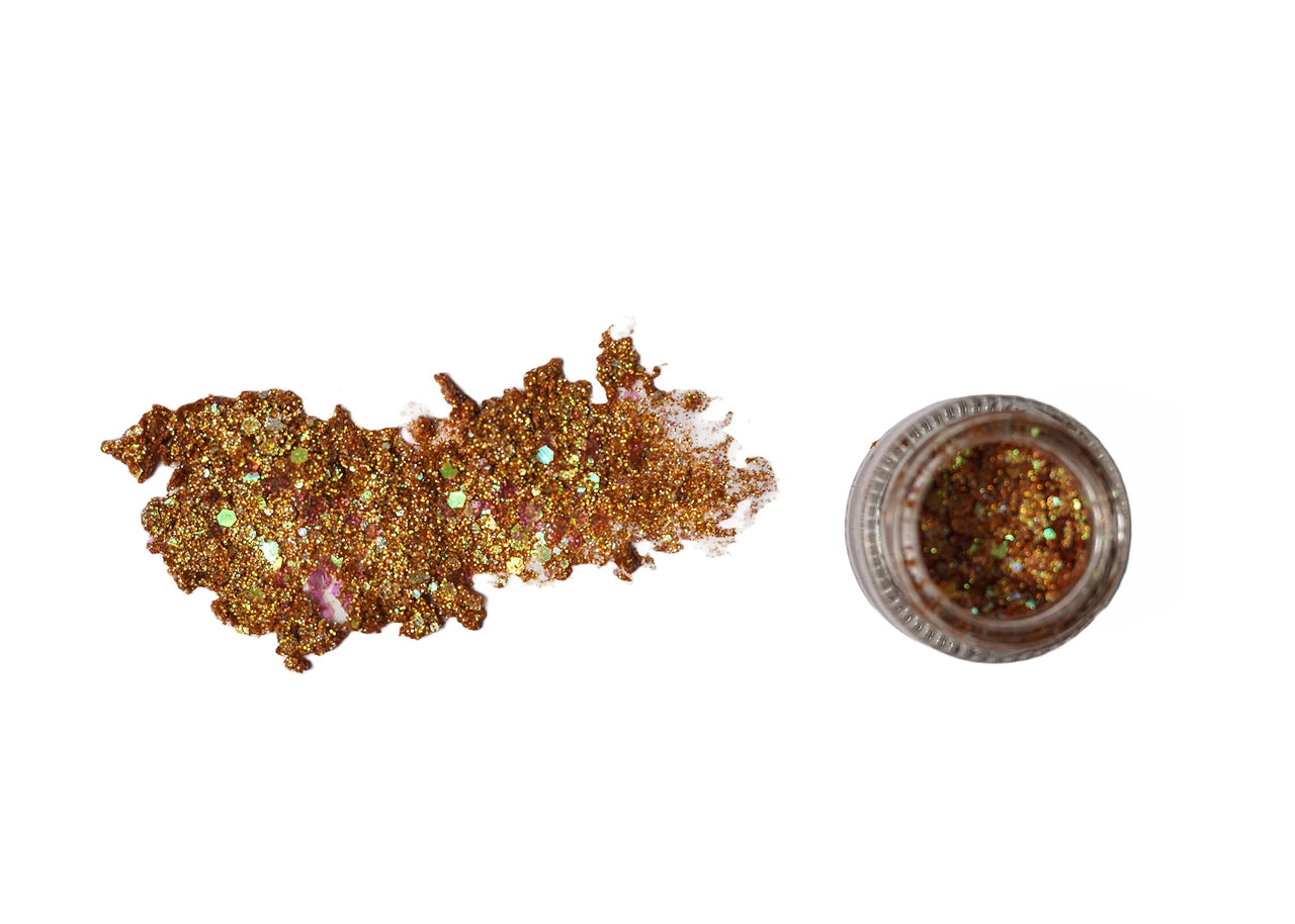 gel glitter eyeshadow Hair Gel Glitters Body Glitter Holographic Chunky Glitter Gel (For The Gods)