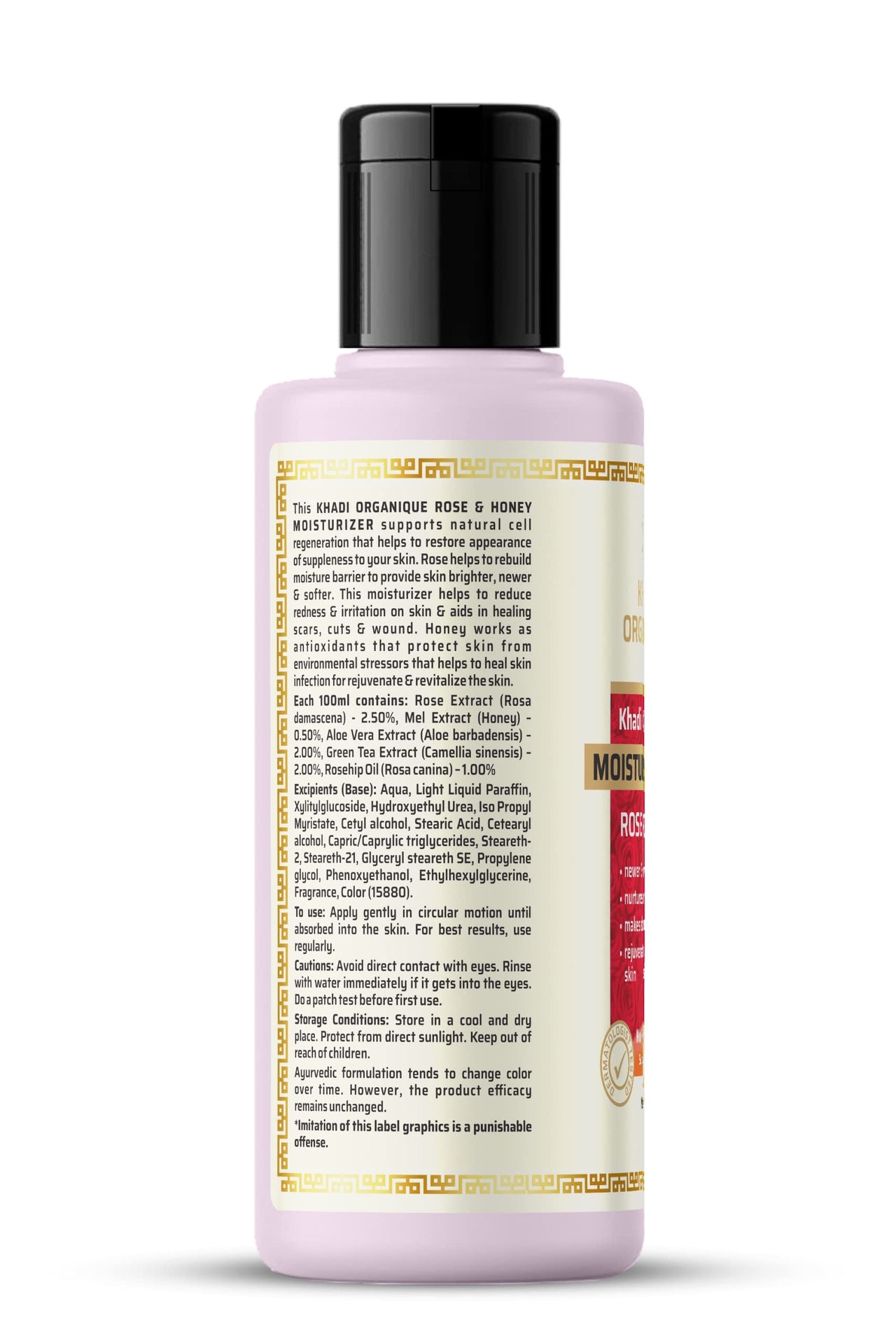 Khadi Organique Rose & Honey Moisturizer Pack of 3