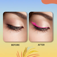 Swiss Beauty Colour Me Bright Matte finish Sketch Eyeliner with soft pen tip applicator | Quick Drying | Waterproof, smudge-proof eyeliner | Shade - Pink Crush, 0.7ml