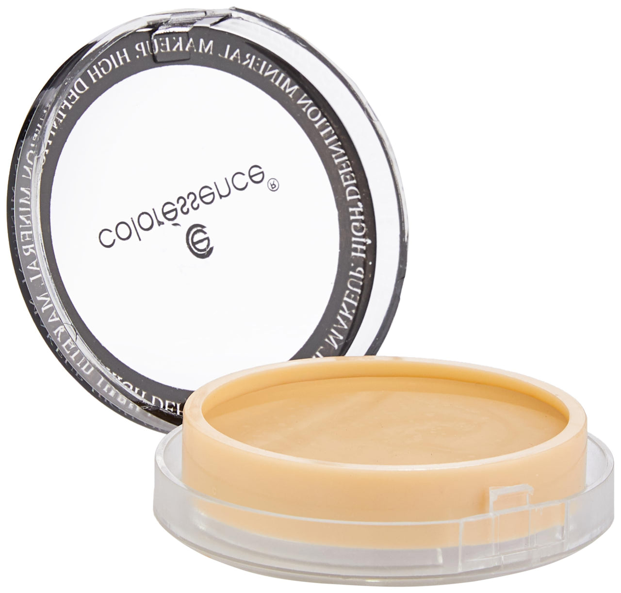 Coloressence Single HD Cream Foundation Pancake Makeup Base, All In One Creamy Matte Finish, Lightweight Longlasting Waterproof Formula (Brown) 8gm- HDM-17