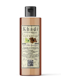 Khadi Natural Herbal Amla Aritha Shampoo for Men Women 200ml