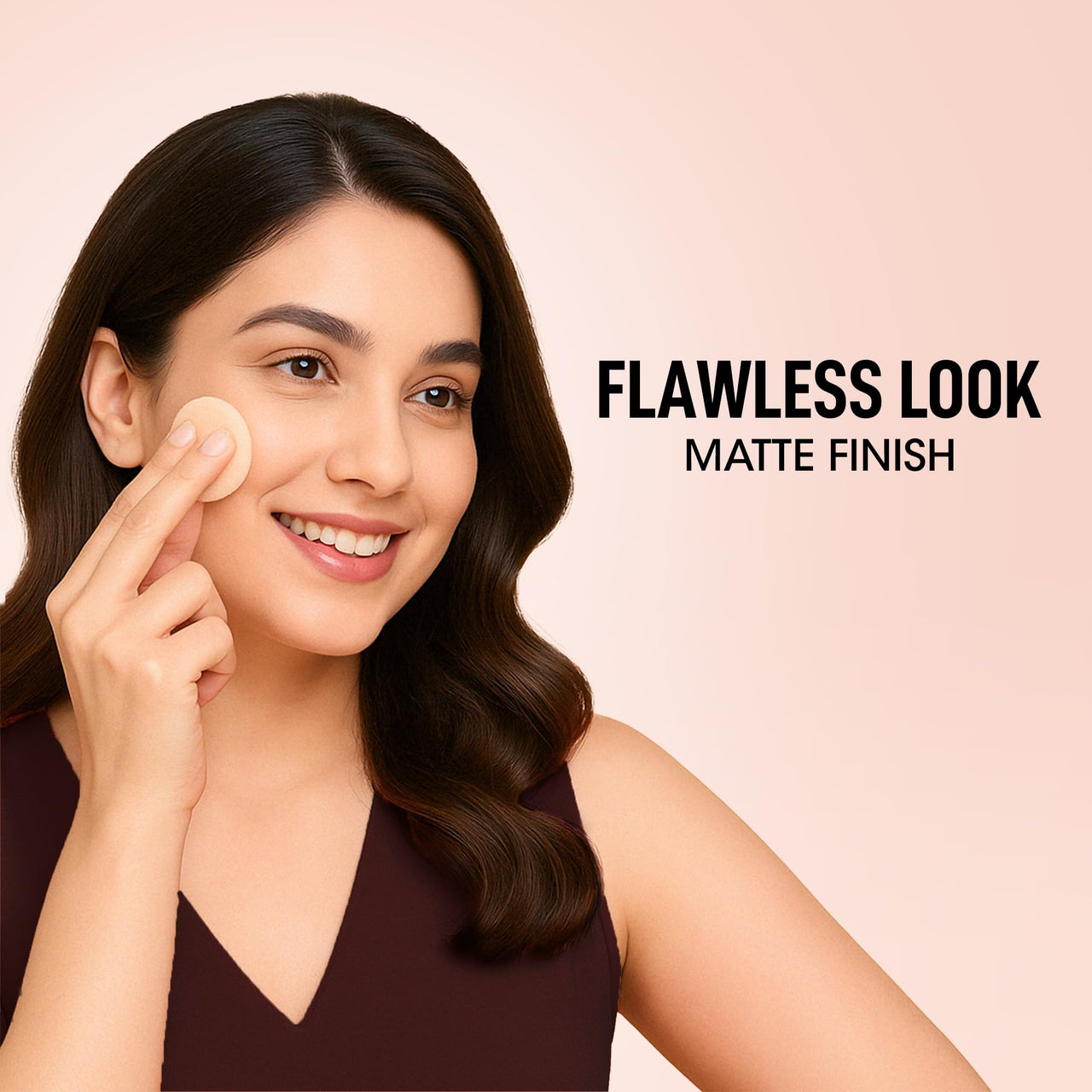 OG BEAUTY Flawless Touch Compact- Brew, Matte Finish Powder with SPF 15, Vitamin E & Hyaluronic Acid, Long-Lasting, Light Weight, Oil-Free Coverage, Science Infused Makeup for Radiant Skin, 9 gm