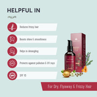 AVIMEE HERBAL Madhu Plus Herbal Hair Serum With Spf 15 For Frizz Free & Silky Smooth Hair With Keratin Protein & Argan Oil, 50 Ml, Pack of 1