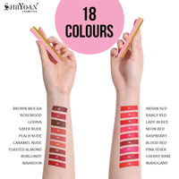 Shryoan Velvet Matte Soft Slim Lipstick| 24Hr Long Lasting, Velvet Texture, Matte Finish Lipstick with Easy Glide Lipstick (10g) (Pink Fever)