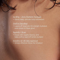 Neude Lay Bare Body Scrub 250ml Lactobionic Acid PROfoliator bath Exfoliator with AHA BHA PHA Glycolic Acid Salicylic Acid Hyaluronic Acid for Gentle Exfoliation Smooth Radiant Skin for All Skin Types