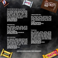 Mars Mixed M&M's & More Assorted Chocolate Bulk Halloween Candy Variety Pack - 104.27oz/365Ct