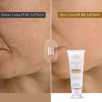 Pure Aatman Sunflower & Rice Granule Effective Face Scrub | Extra Gentle Exfoliator for Smooth & Radiant Skin | Remove dead skin cells, unclog pores | Only Natural Ingredient Used | Result Oriented | For Both Men & Women