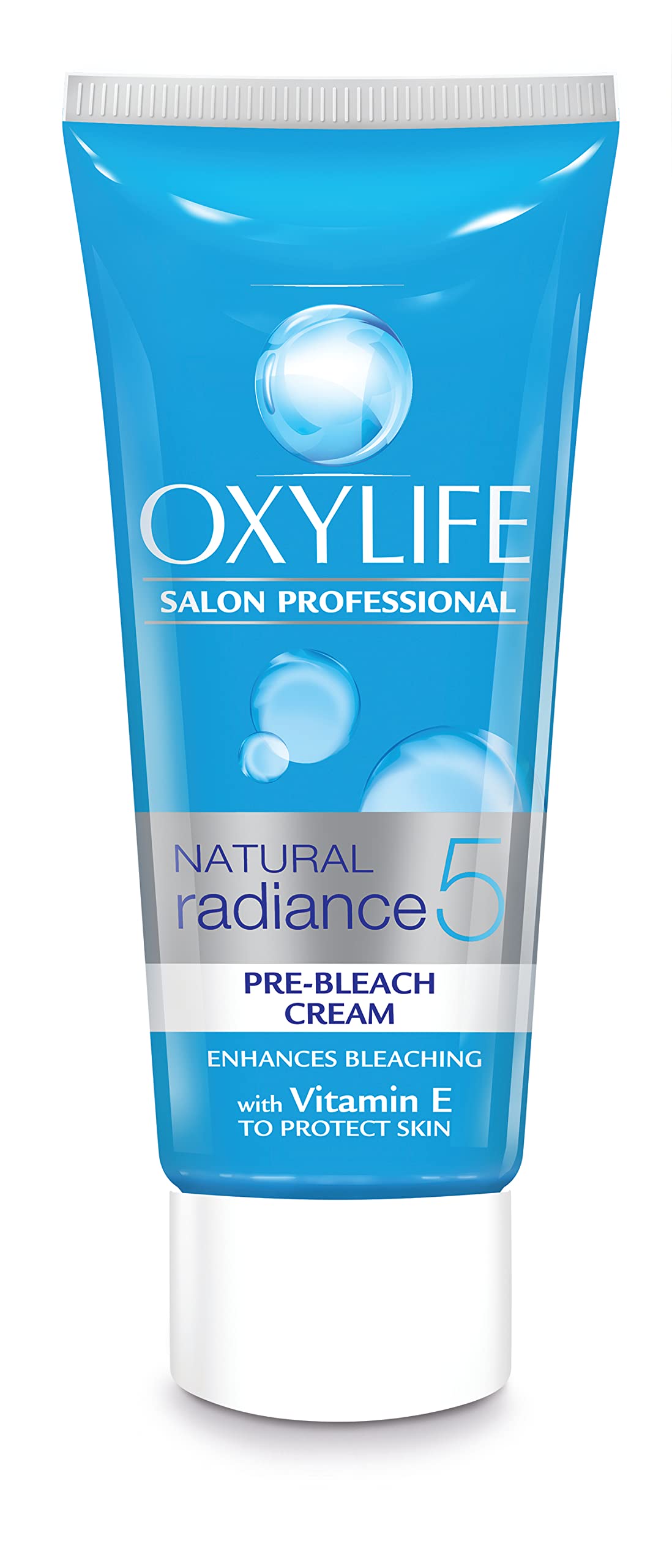 OxyLife Salon Professional Radiance 5 Crème Bleach-126G|With Oxysphere Technology|For Radiant&Even Skin Tone|Enriched With Vitamin E&Glycerine|Fights 5 Skin Problems|Professional Spa Like Experience