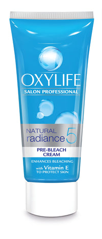 OxyLife Salon Professional Radiance 5 Crème Bleach-126G|With Oxysphere Technology|For Radiant&Even Skin Tone|Enriched With Vitamin E&Glycerine|Fights 5 Skin Problems|Professional Spa Like Experience