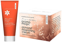 Aroma Magic Almond Nourishing Cream, 50gm And Aroma Magic Brightening Beauty Pack, 100g