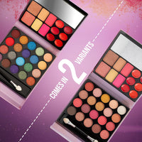 Hilary Rhoda The Book of Makeup | 20 Eyeshadows | 2 Highlighters | 2 Blushes | 2 Contours | 6 Cream Lip Glosses | Dual Ended Brush | Long Lasting | Blends Easily- 23.4g (Shade 1)