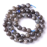 8mm 45pcs AAA Natural Labradorite Gemstone Beads for Jewelry Making Crystal Energy Stone Healing Power DIY Bracelet Necklace 15
