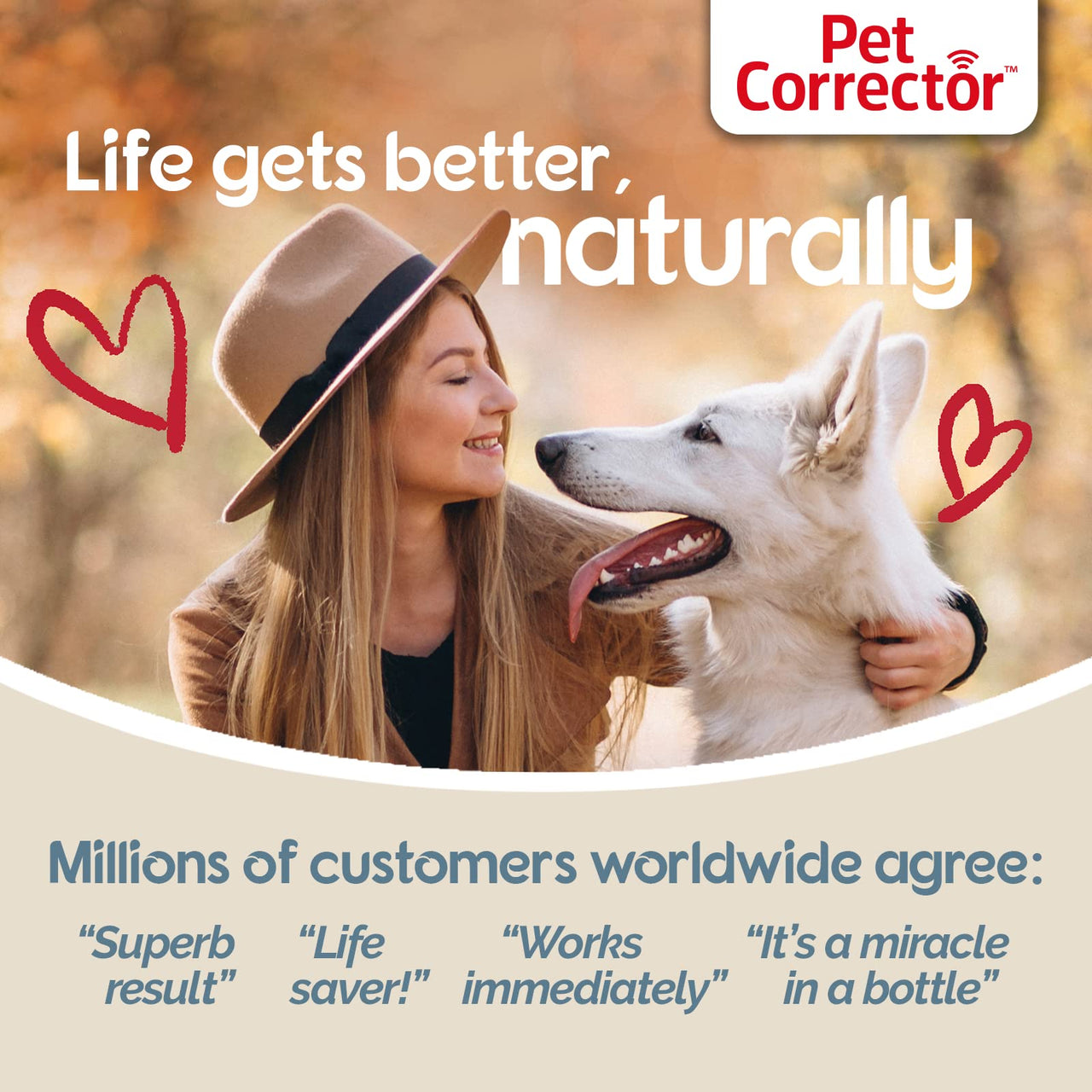 PET CORRECTOR Dog Trainer, 200ml. 2 Pack- Stops Barking, Jumping Up, Place Avoidance, Food Stealing, Dog Fights & Attacks. Help stop unwanted dog behaviour. Easy to use, safe, humane and effective. 200 ml