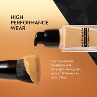 SUGAR Cosmetics Matte Match Transferproof Foundation|Upto 24 Hr Wear|Waterproof|Suits All Skin Types|30Ml (55 Americano, Full, Lotion)