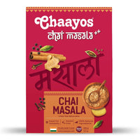 Chaayos Chai Masala - Aromatic Tea Masala Powder with 100% Natural Ingredients - 100g [250 Cups]