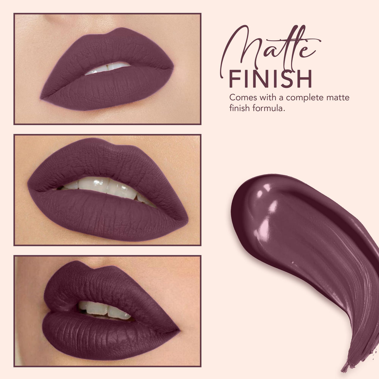 Carlton London Liquid Matte Chuffed Kiss Mocha Me Lipsticks |Enriched with Vitamin E, Avocado Oil | Matte Finish, Non-Sticky and Non-Drying | Upto 12 Hrs- 3ML (Brunette)