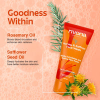 Rivona Naturals Honey & Saffron Face Wash (100 ml) + Honey & Saffron Face Cream (50 gm) Combo For Healthy, Fresh and Glowing Skin
