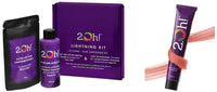 2.Oh! Italian-Peach Hair Color DIY Kit | Semi Permanent Color + Bleach for Highlights | With Plex & Argan Oil | Lightening Kit for Women & Men