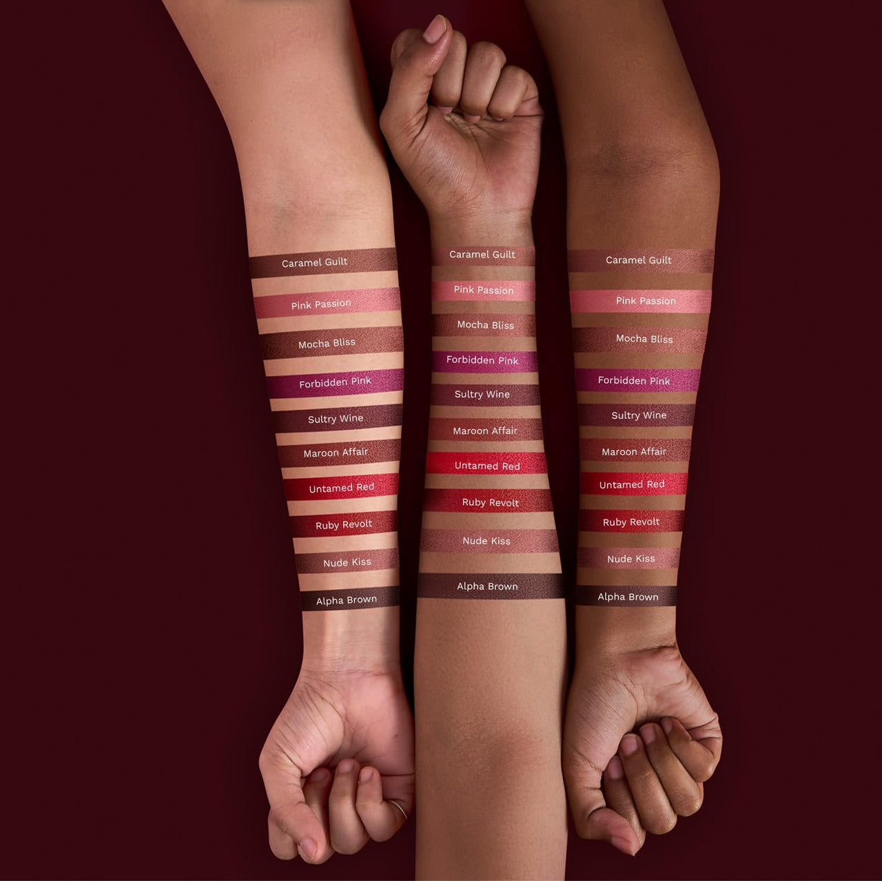 Pilgrim Matte Me Up Bullet Lipstick 4.2g | Creamy, Lightweight, Bold, Non Drying | SPF 30 | Enriched With Hyaluronic Acid & Spanish Squalane | Lipstick for dusky skin tone | Coral Untamed Red-22