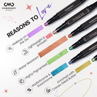 Charmacy Milano Zodiac Eyeshadow Stick - #905 Taurus, Dual-Ended, Highly Pigmented & Duochrome Eyeshadow, Enriched with Cacao Seed Butter, 1.8 Gms
