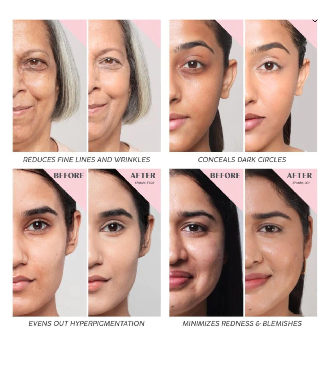 House Of Makeup Matte Concealer for Dark Circles, Pigmentation | Non-Crease, Non-Cakey | Long Wear, Waterproof, Sweat-proof | Full Coverage Concealer for Oily Skin | For Face Makeup | 6 ML (M01 - Medium Skin Tone)