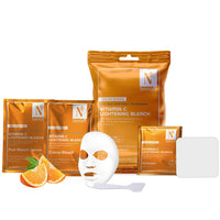 NutriGlow Advanced Organics Vitamin C Bleach, Radiance Boosting & Skin Brightening Cream, With Natural Extracts, For Men & Women, All Skin Types, Face & Body Use, 20g